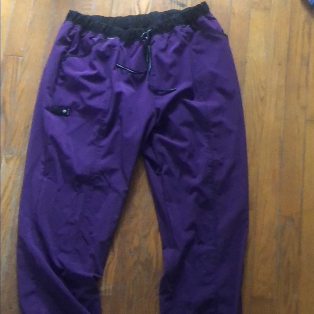 Purple Strechy Scrub Bottoms
